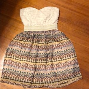 Juniors small tube top dress